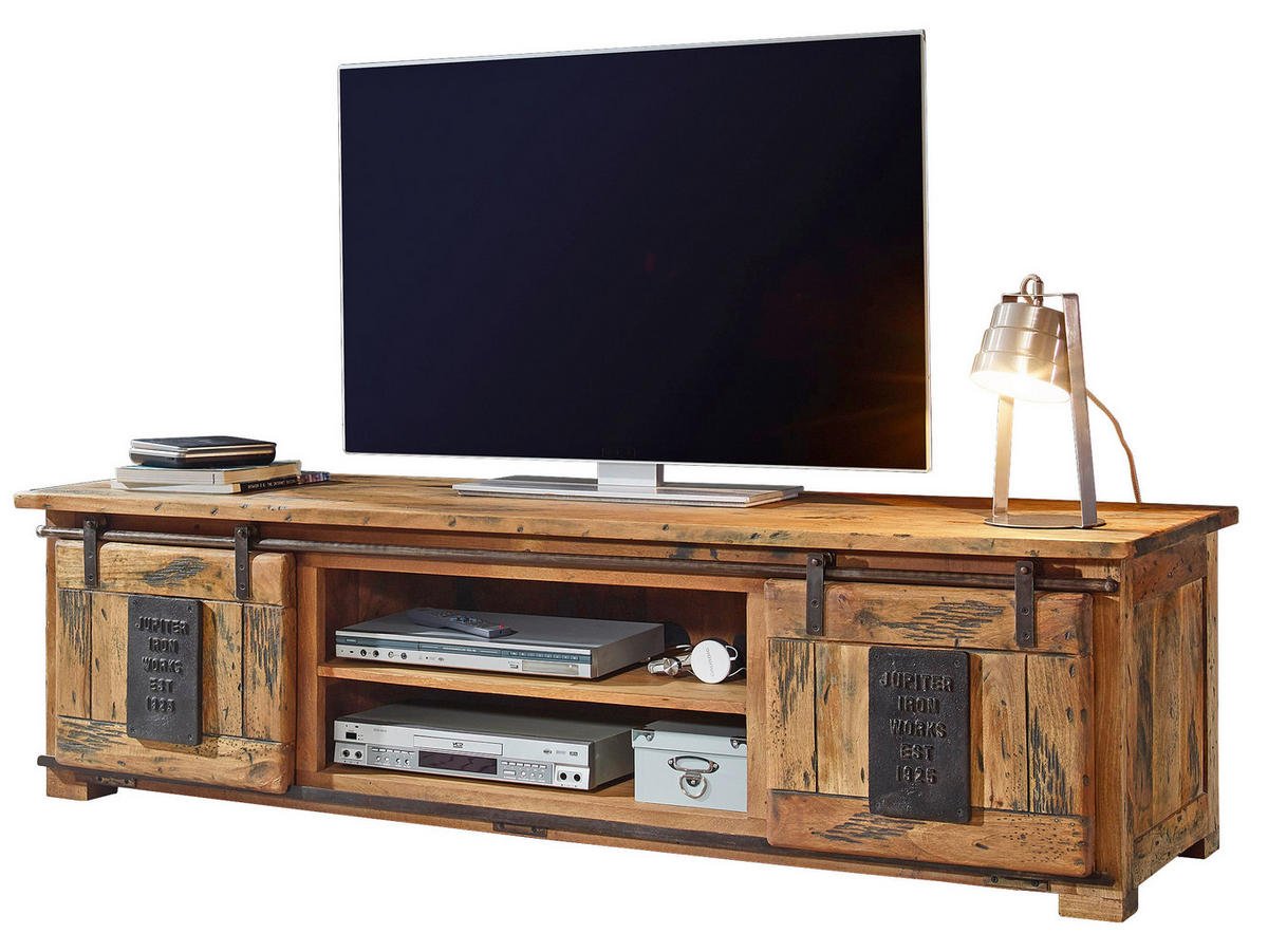 TV-ELEMENT naravne barve  - naravne barve, Konvencionalno, kovina/les (180/50/55cm) - Livetastic