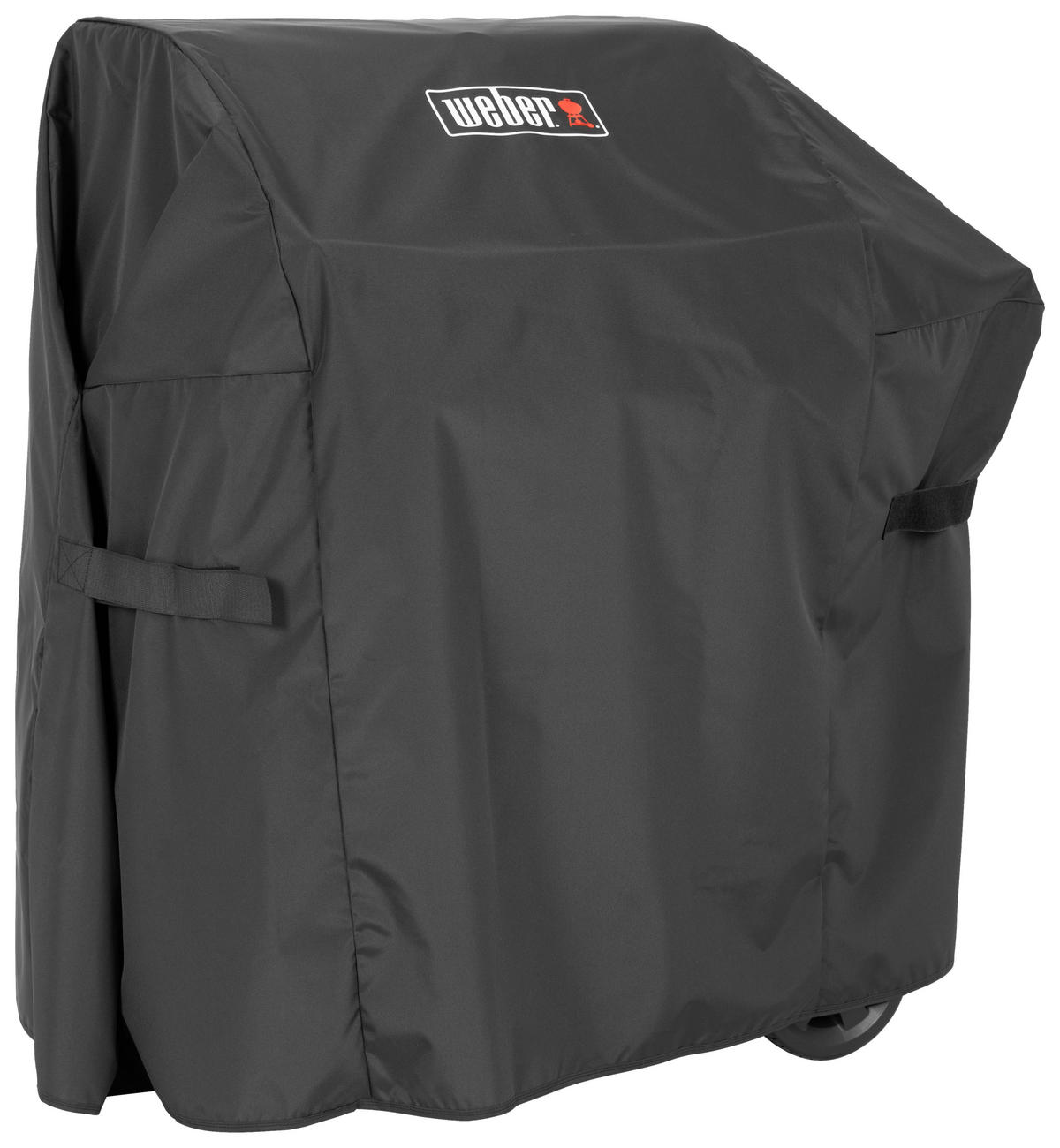 GRILLABDECKHAUBE 45/107/130 cm  - Schwarz, Basics, Kunststoff (45/107/130cm) - Weber Grill