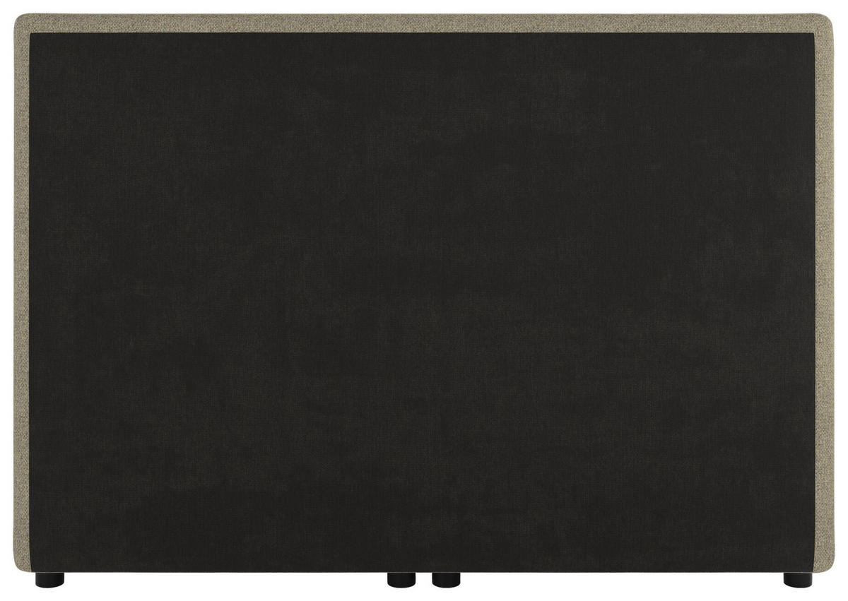 BOXSPRINGBETT 140/200 cm  in Beige  - Beige/Schwarz, MODERN, Karton/Holz (140/200cm) - MID.YOU