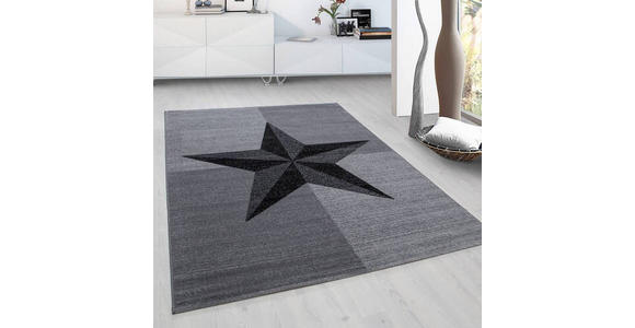 WEBTEPPICH 140/200 cm Plus Grau  - Grau, Basics, Textil (140/200cm) - Novel