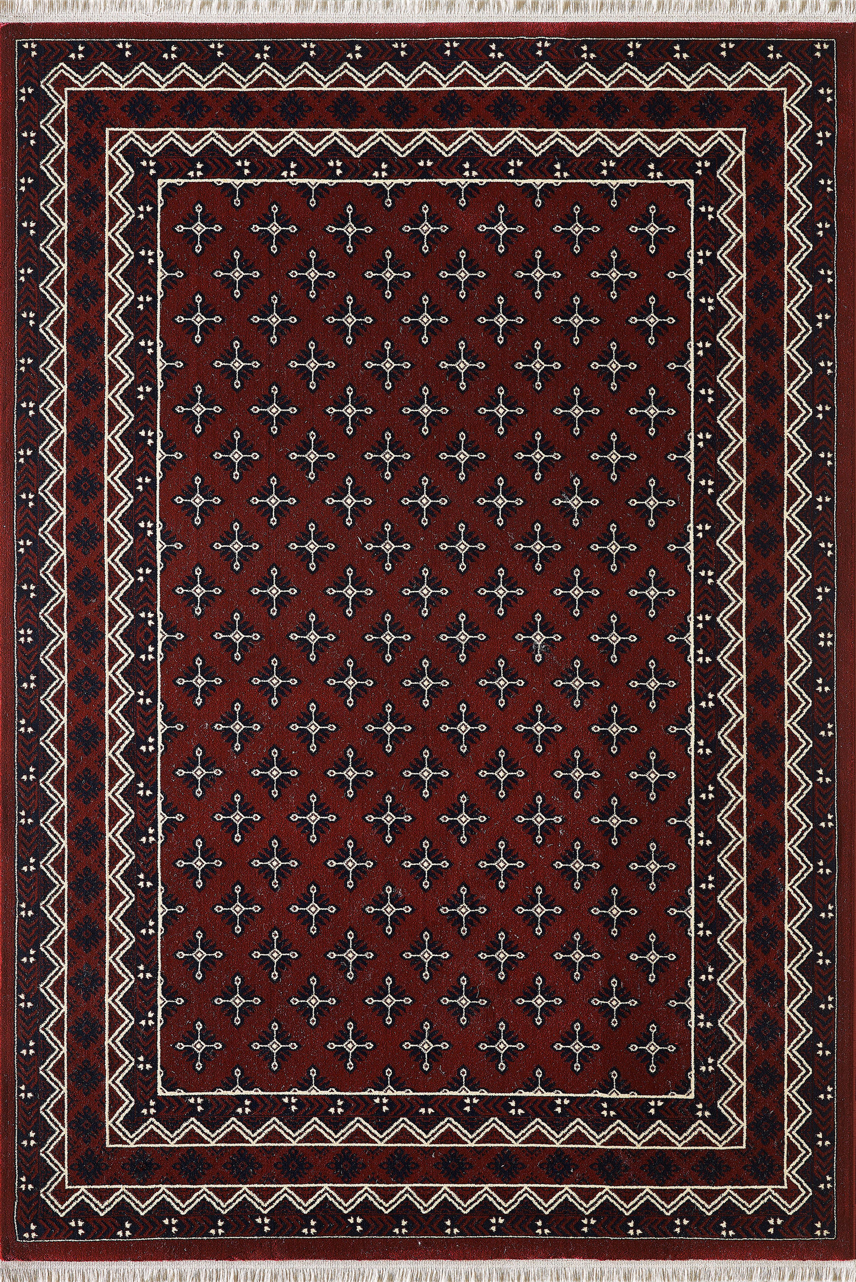Novel Webteppich Semerkand Dunkelrot 80x150 cm