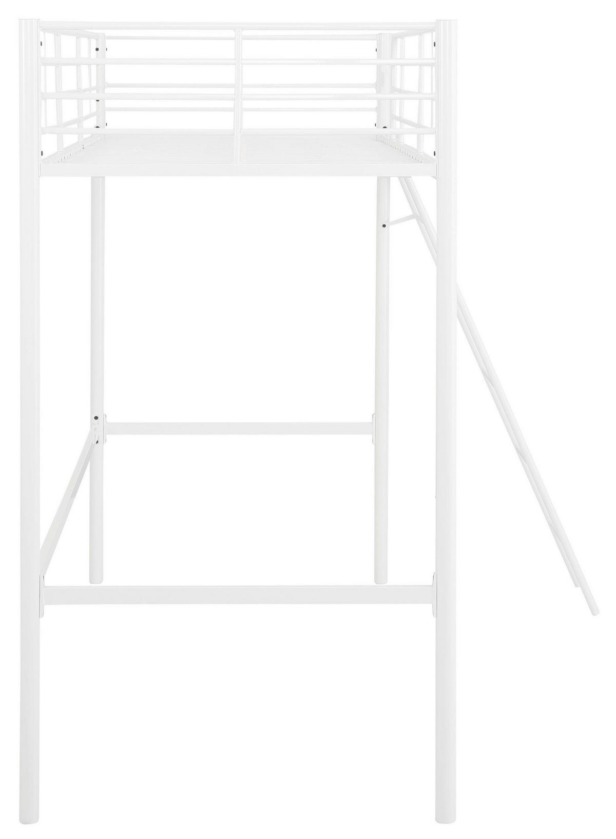 HOCHBETT 90/200 cm  - Weiß, Design, Metall (90/200cm) - MID.YOU