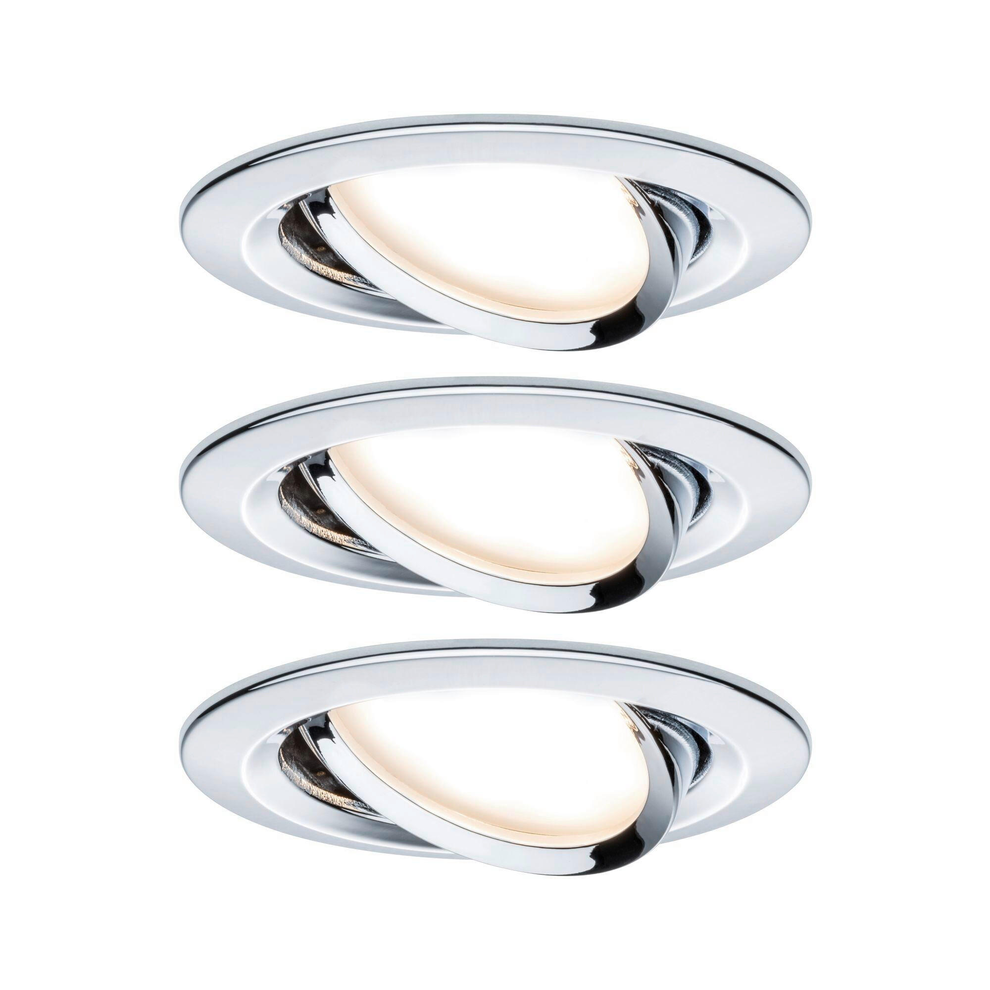 Paulmann Led-Einbauspot Nova Chrom