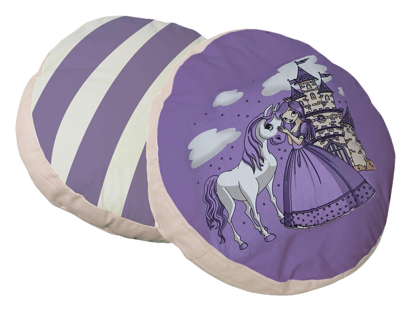 DĚTSKÝ POLŠTÁŘ, 40/40 cm - šeříková, Konvenční, textil (40/40cm) - MID.YOU