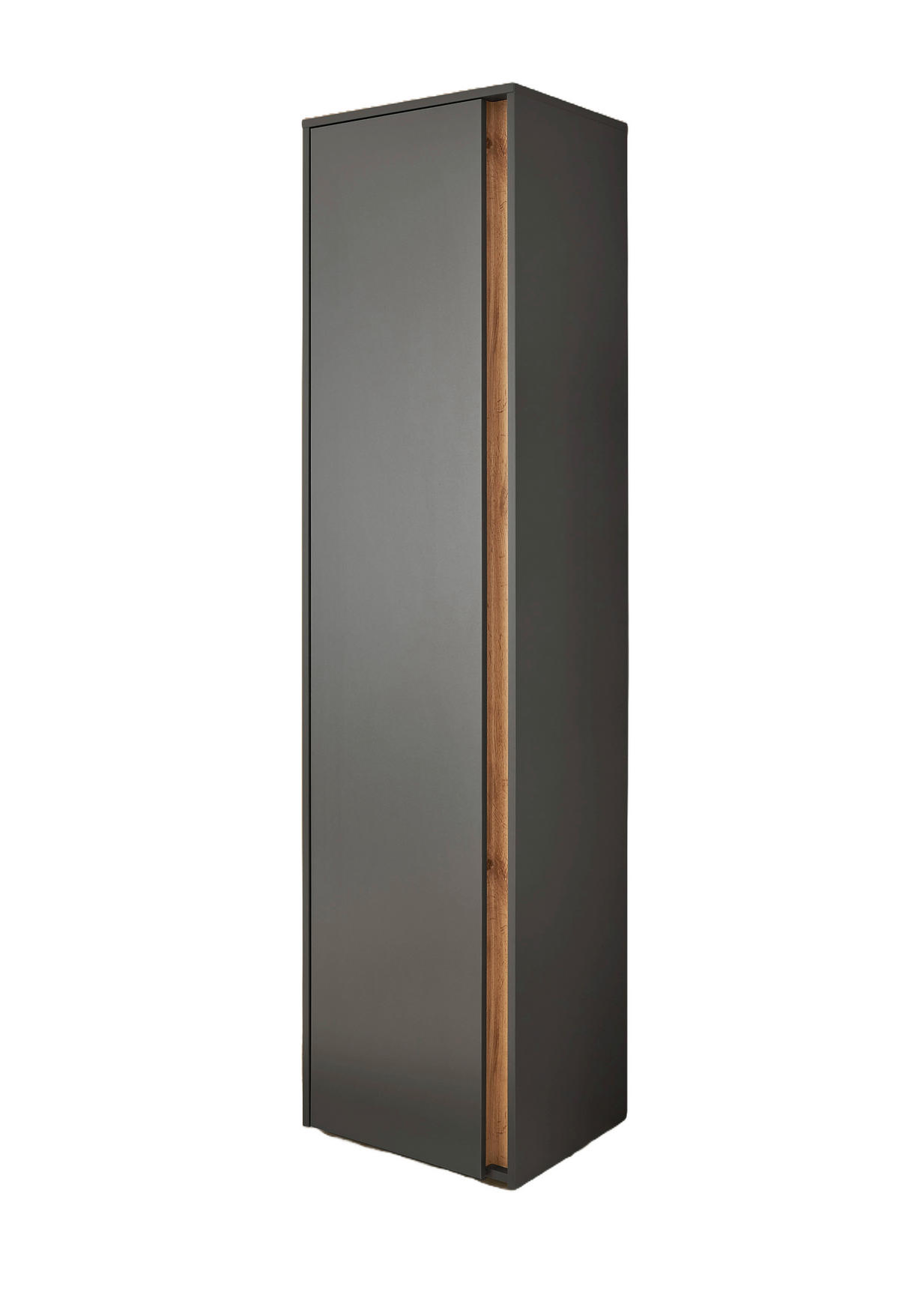 GARDEROBENSCHRANK  in 50/200/40 cm  - Anthrazit/Eiche Wotan, Design, Holzwerkstoff/Kunststoff (50/200/40cm) - Modante