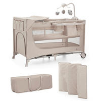 REISEBETT Joy 2   - Beige, Basics (60/120cm) - kinderkraft