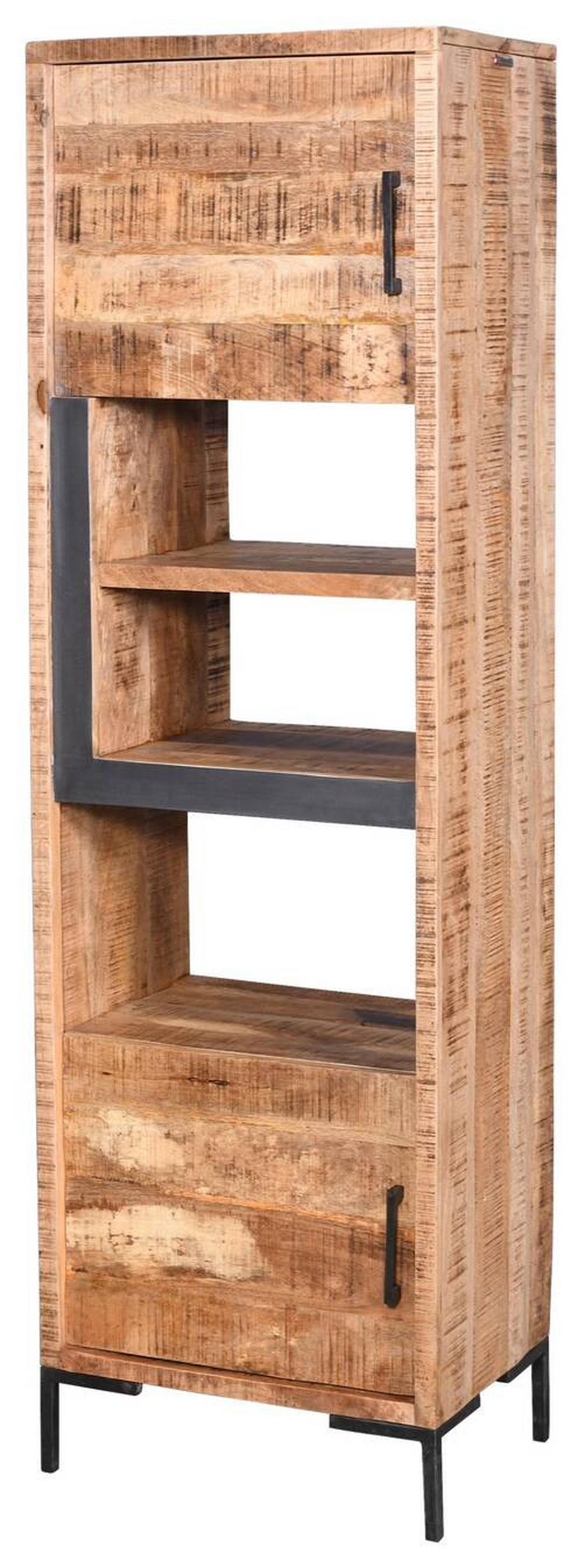 ETAJERĂ  58/192/40 cm  - culoare natur, Natur, metal/lemn (58/192/40cm) - MID.YOU