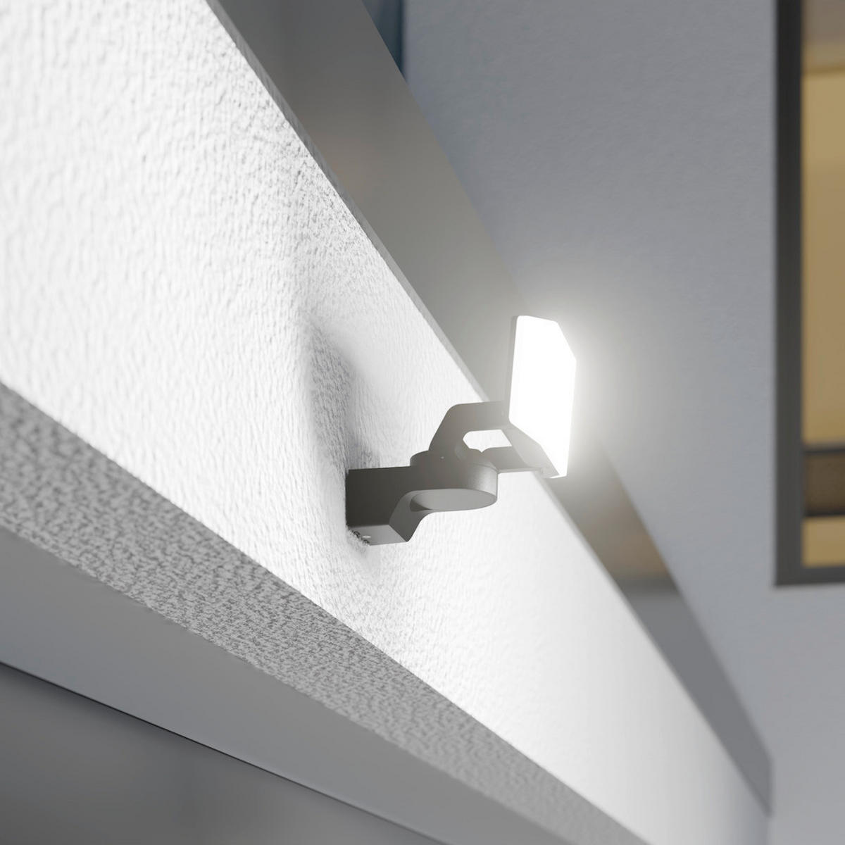 AUSSENWANDLEUCHTE XLED Protect 19,5/17,4/19,5 cm  - Anthrazit, Trend, Kunststoff (19,5/17,4/19,5cm) - Steinel