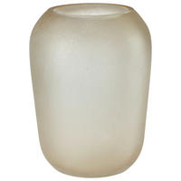 VASE 22,00 cm  - Beige, Basics, Glas (16,00/22,00/16,00cm) - Leonardo