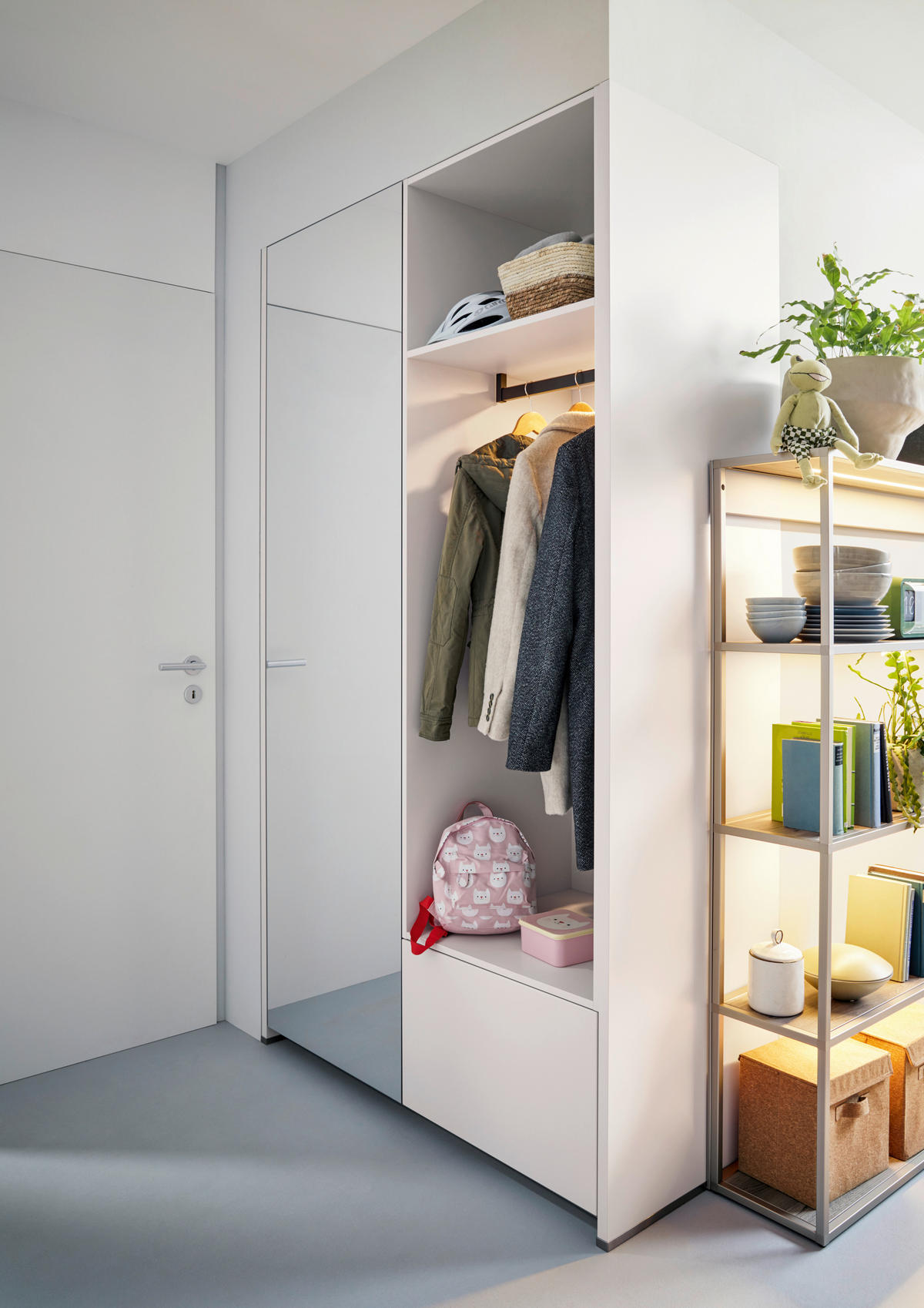 EINBAUKÜCHE   - Rosa, Design, Holzwerkstoff - Novel