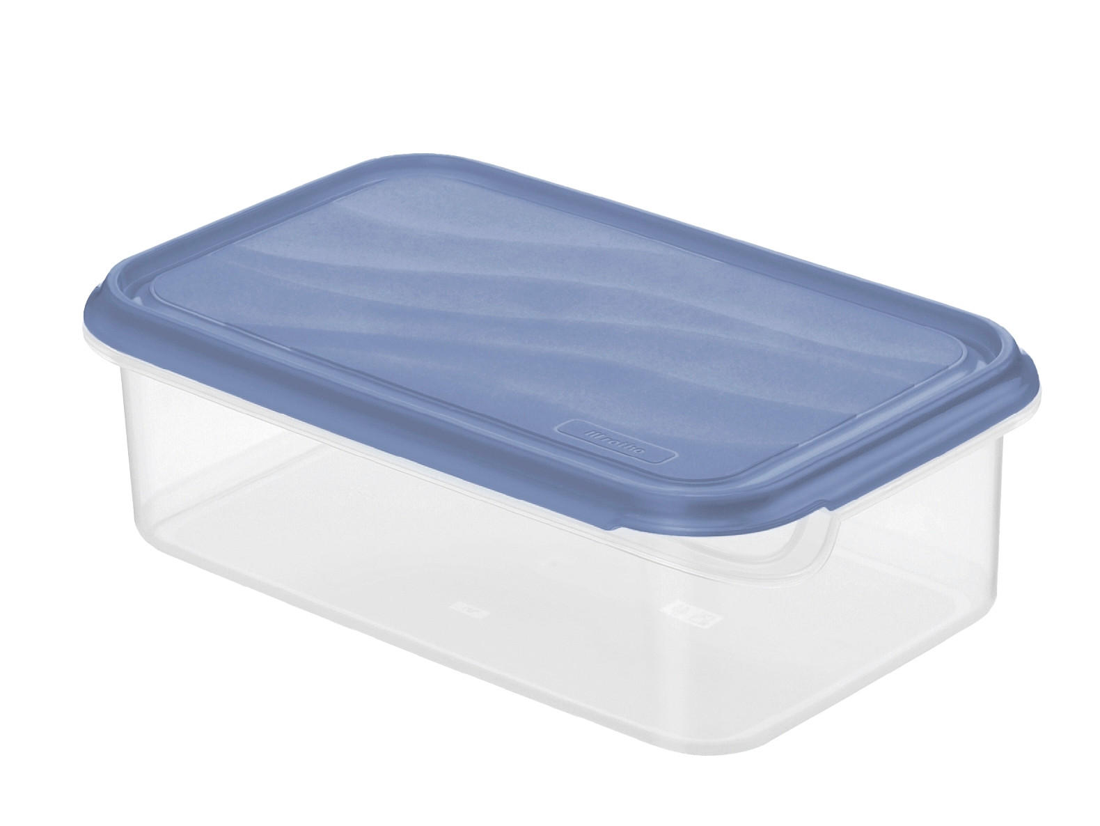 POSUDA ZA ČUVANJE NAMIRNICA 1,5 l Rondo - prozirno/plava, Basics, plastika (24/16/7,5cm) - Rotho