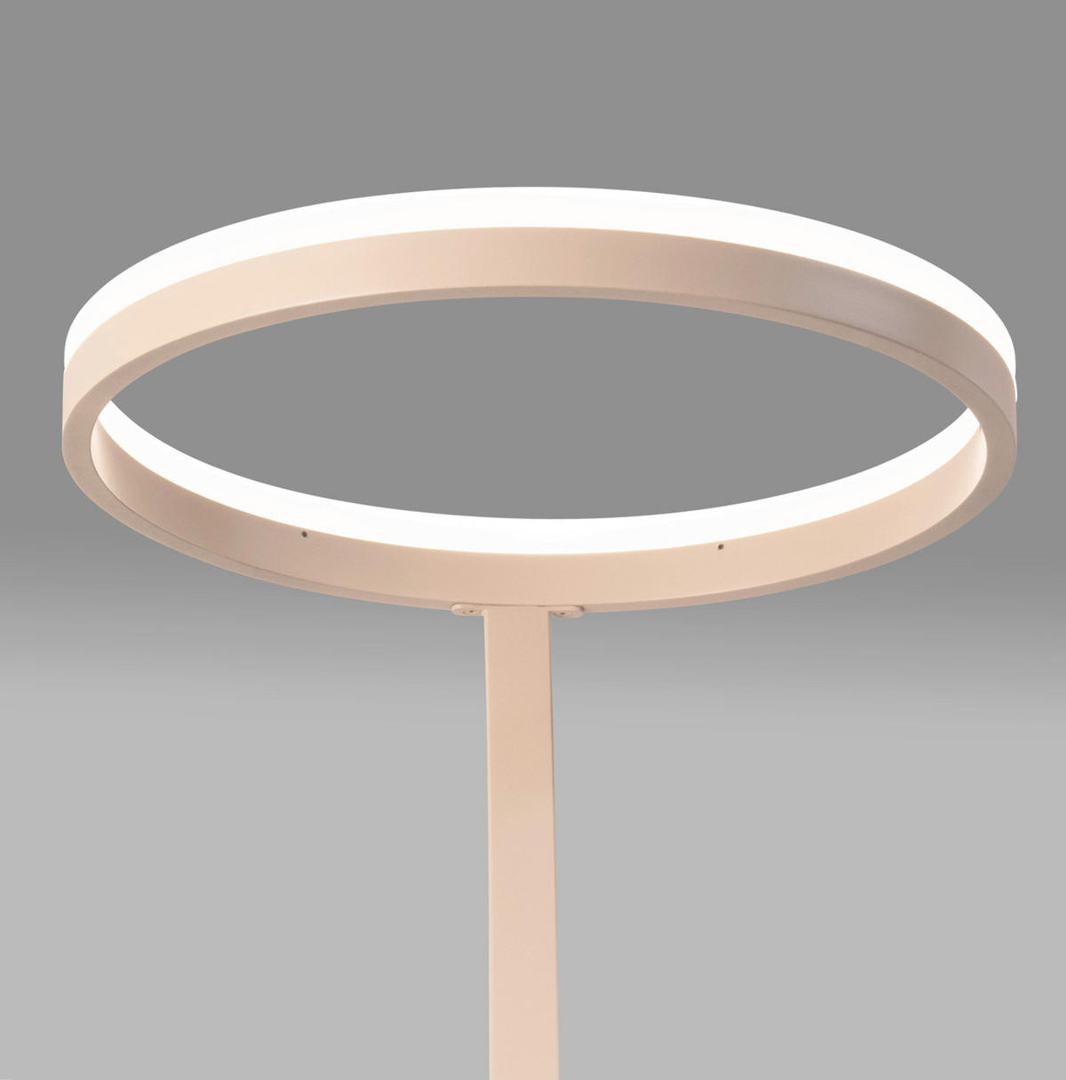 LED-STEHLEUCHTE Sirko 40/177/40 cm   - Sandfarben/Schwarz, Design, Metall (40/177/40cm) - Fischer & Honsel
