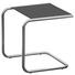 GARTENBEISTELLTISCH - Alufarben/Schwarz, Design, Metall (40/40/40cm)