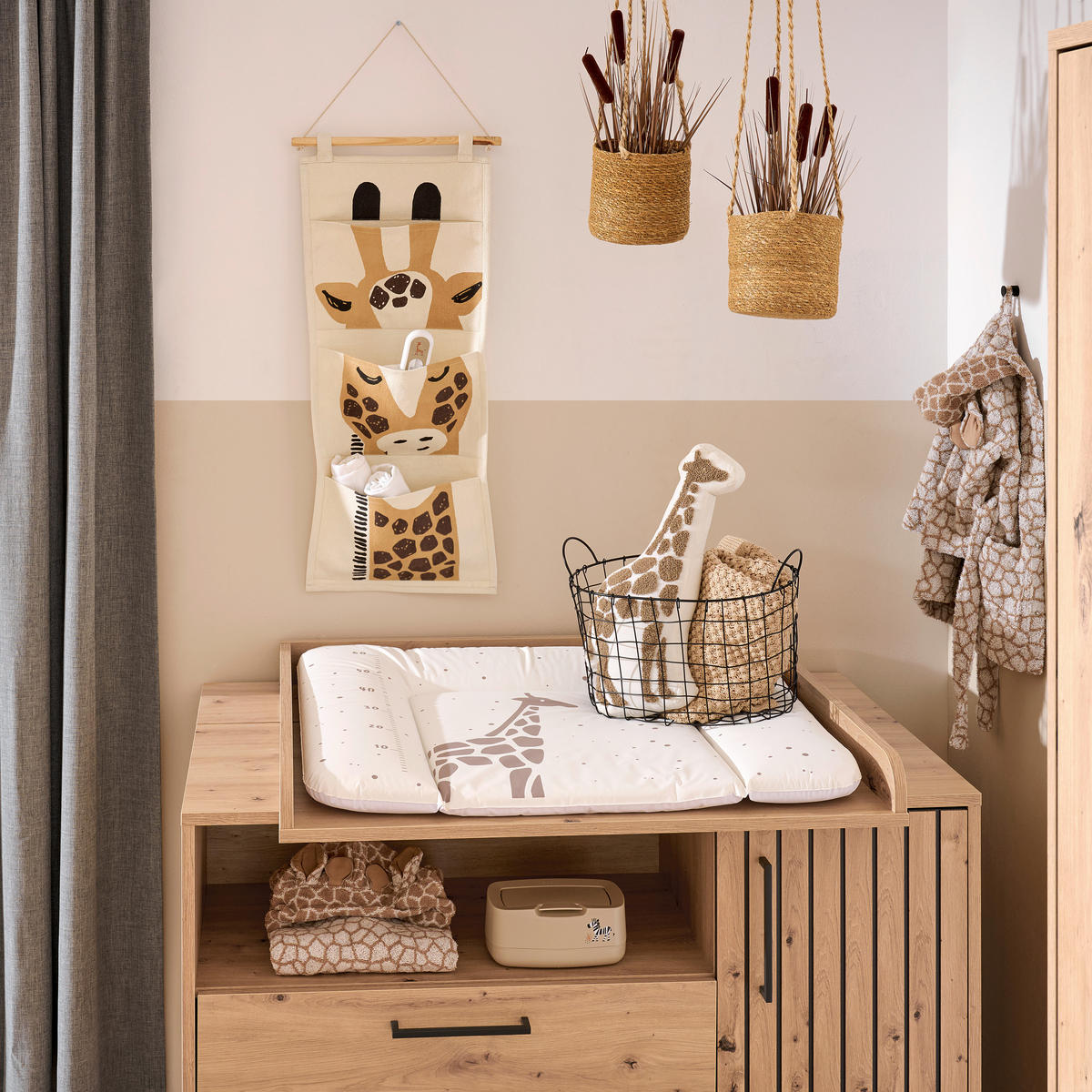 WICKELAUFLAGE 85/72 cm   - Cappuccino, Basics, Kunststoff (85/72cm) - Patinio