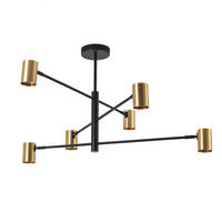 PENDELLEUCHTE  - Goldfarben, Design, Metall (80/12/44.5cm)