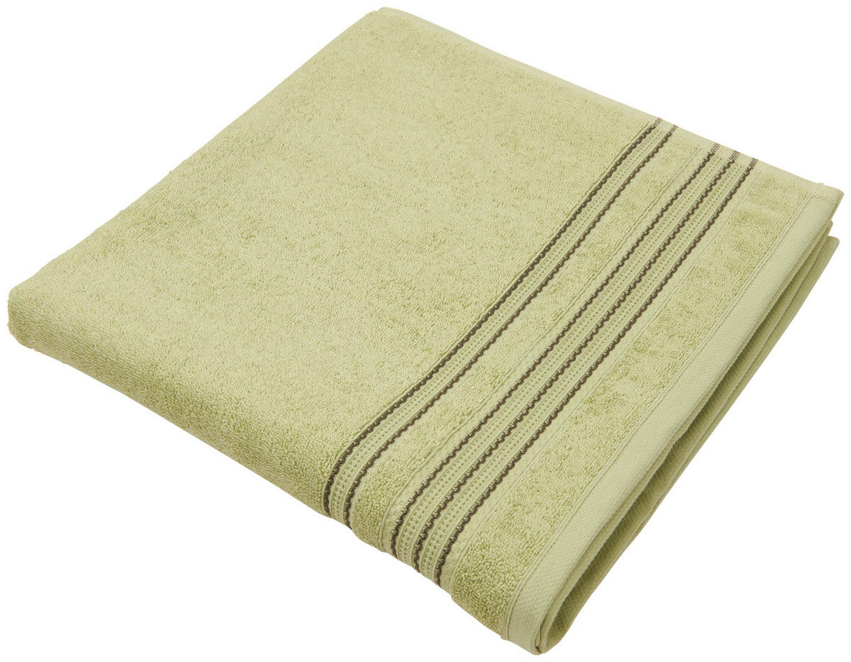 DUSCHTUCH 70/140 cm  - Grün, KONVENTIONELL, Textil (70/140cm) - Esposa