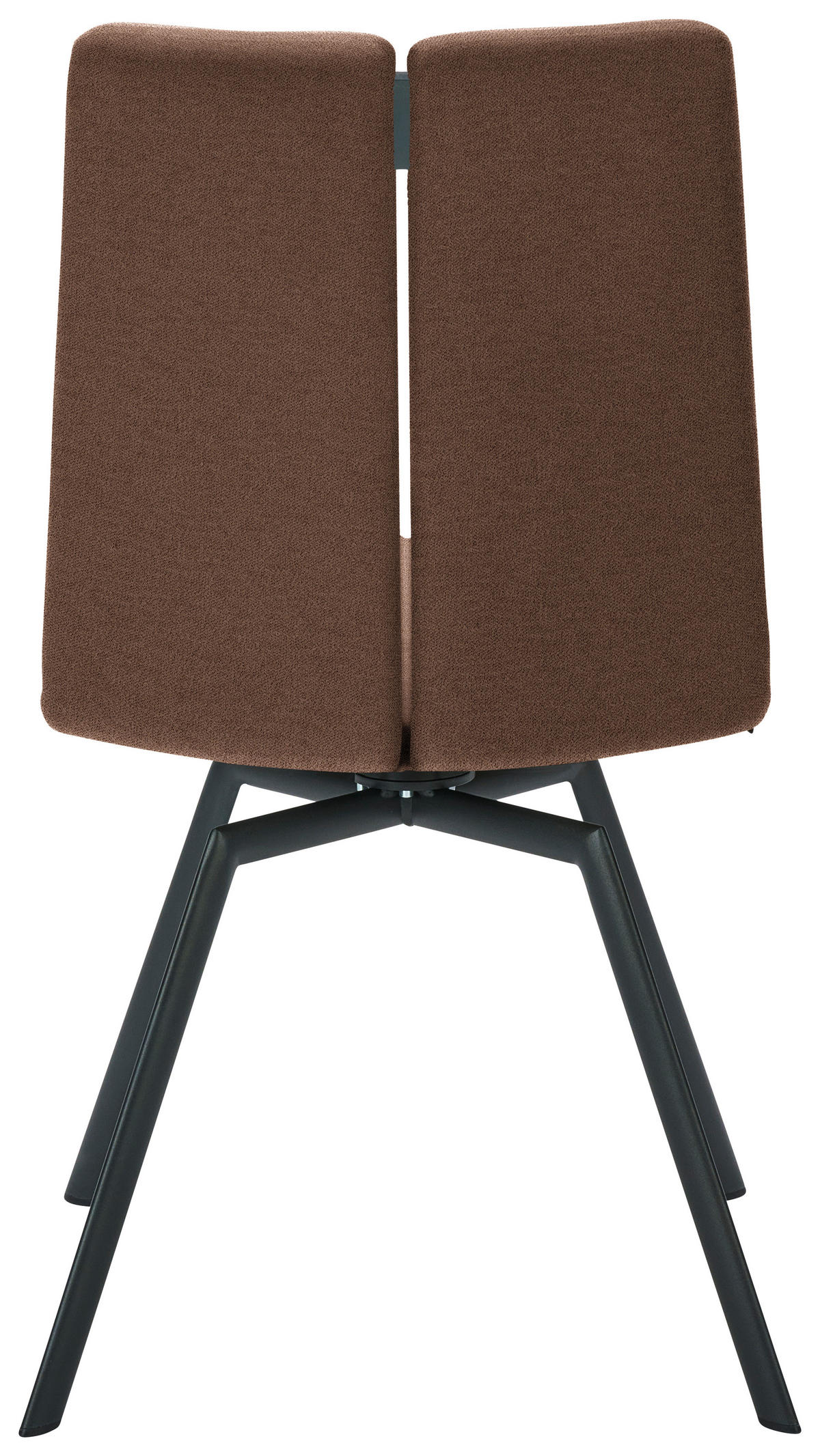 STUHL  Lederauswahl, Stoffauswahl, Typenauswahl Struktur  - Anthrazit/Altrosa, Design, Textil/Metall (50/92/64cm) - Venjakob