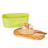 BROTBOX - Naturfarben/Grün, Basics, Holz/Kunststoff (34/18/13cm)