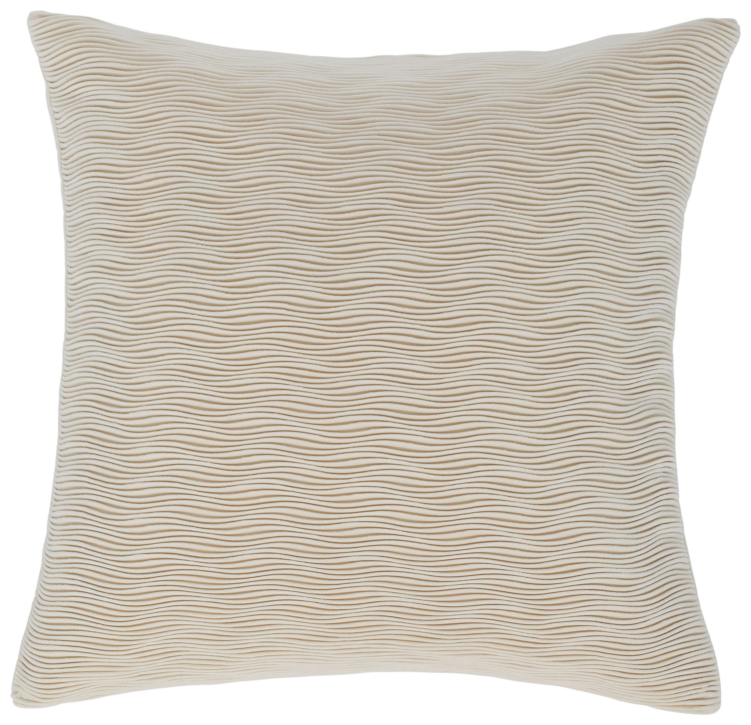 KISSENHÜLLE Wave 50/50 cm  - Weiß, Basics, Textil (50/50cm) - Novel