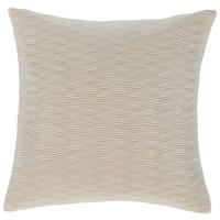 KISSENHÜLLE Wave 50/50 cm  - Weiß, Basics, Textil (50/50cm) - Novel