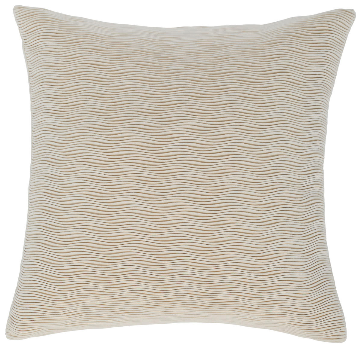 KISSENHÜLLE Wave 50/50 cm  - Weiß, Basics, Textil (50/50cm) - Novel