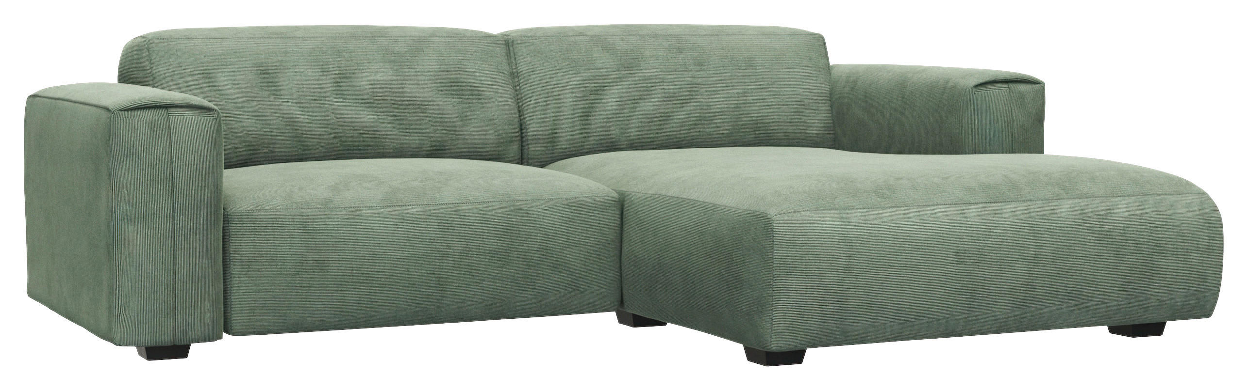 Freisteller von Livetastic ECKSOFA Grün Webstoff, Struktur.
