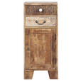 KOMMODE in 40/91/44 cm - Weiß/Naturfarben, Design, Holz/Metall (40/91/44cm) - Landscape
