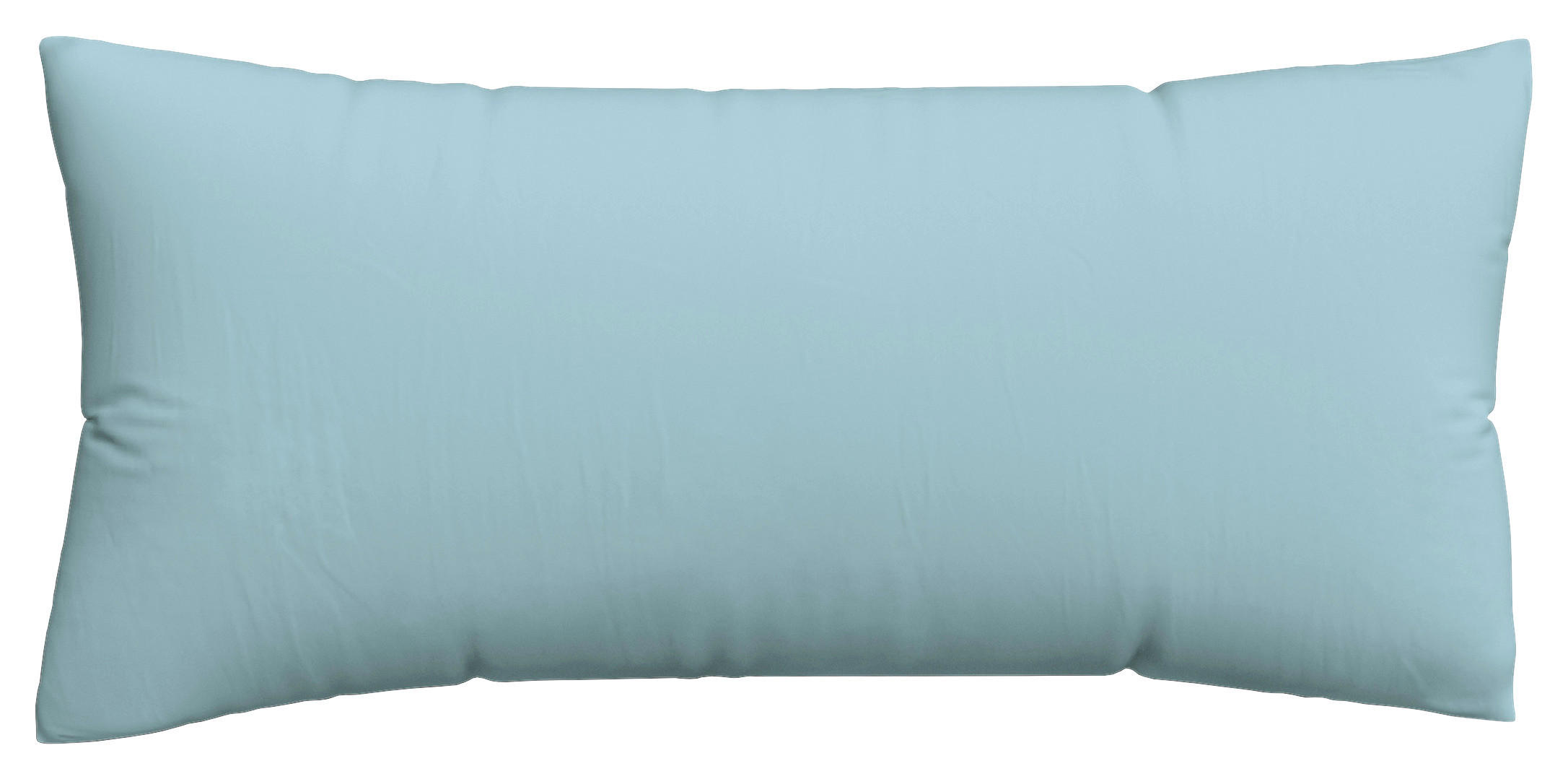 Schlafgut Kopfkissenbezug Woven Satin Hellblau 40x80 cm