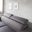 SCHLAFSOFA Webstoff Dunkelgrau  - Wengefarben/Dunkelgrau, Design, Holz/Textil (202/82/101cm) - Novel