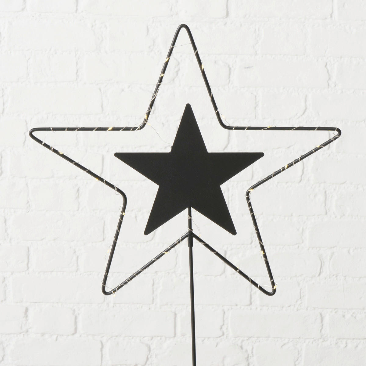 GARTENSTECKER - Schwarz, Basics, Metall (43,5/3/113cm)