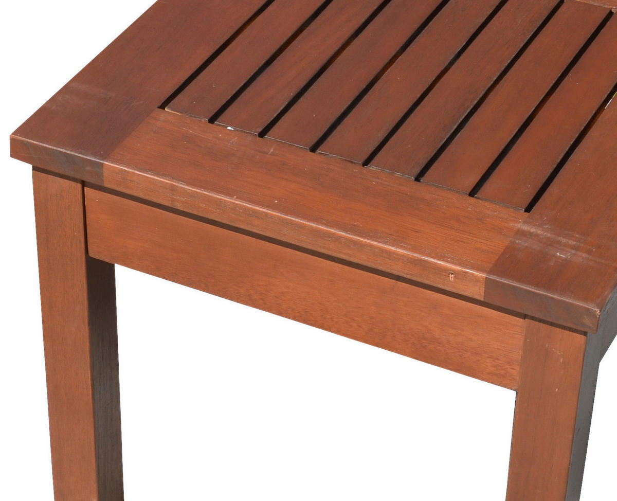 BALKONSET  - Dunkelbraun, Basics, Holz (40/40/35cm) - Gardenson