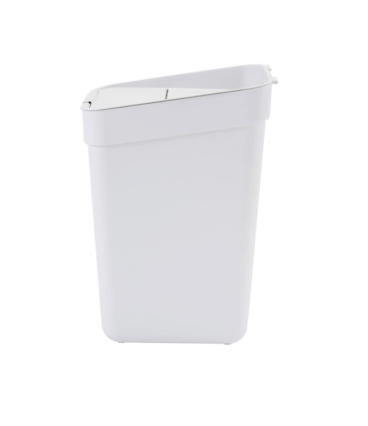 ABFALLEIMER Kunststoff   - Weiss/Grau, Konventionell, Kunststoff (25/55/37cm) - Curver
