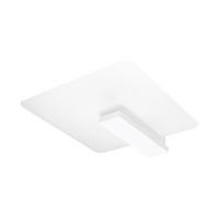WANDLEUCHTE Lappo 40/14/47.5 cm   - Weiß, Design, Glas/Holz (40/14/47.5cm)