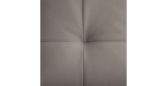 ECKSOFA in Echtleder Greige 313/165 cm - Greige/Schwarz, Design, Leder/Metall (313/165cm) - Emilio Belluti