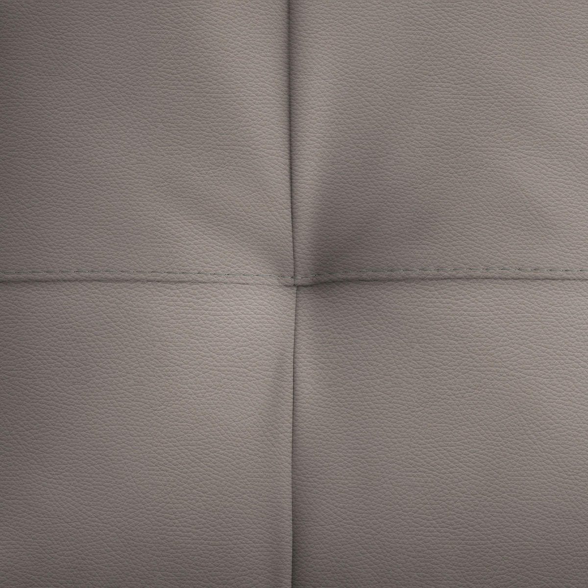 ECKSOFA  in Echtleder Greige  313/165 cm  - Greige/Schwarz, Design, Leder/Metall (313/165cm) - Belluti