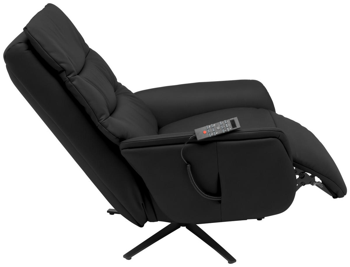 MASSAGESESSEL in Anthrazit  - Anthrazit, KONVENTIONELL, Leder/Metall (74/114/97cm) - Himolla