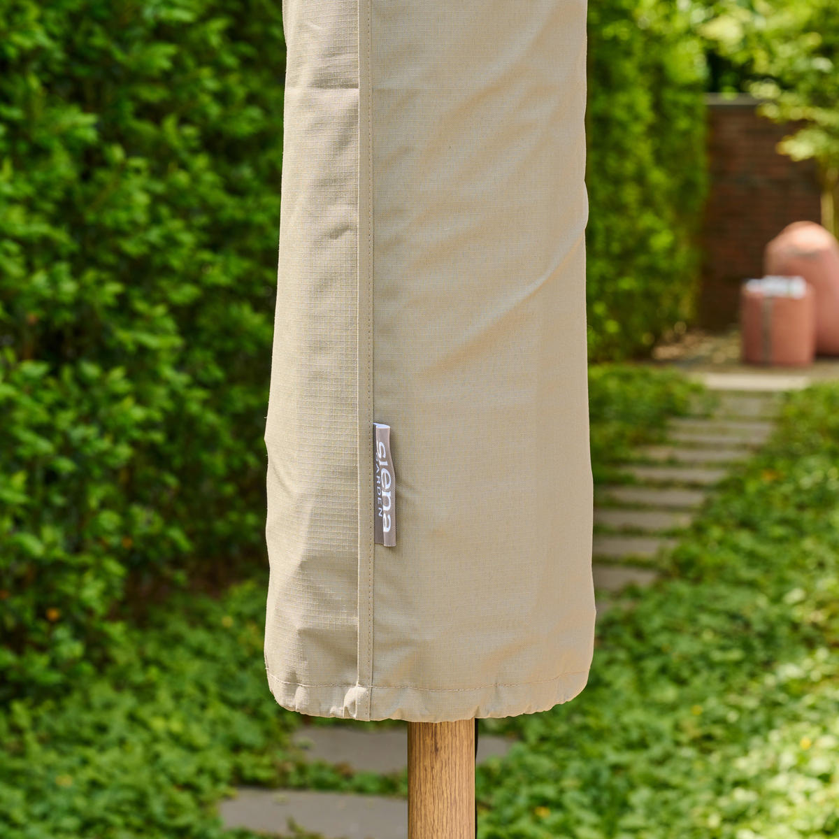 SCHIRMHÜLLE  - Beige, MODERN, Kunststoff (40/215/30cm) - Siena Garden