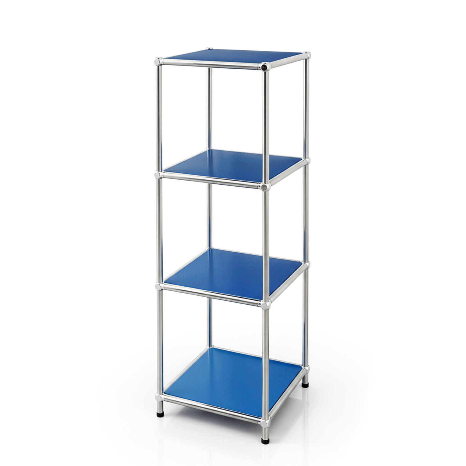 STANDREGAL Blau  - Blau, Basics, Metall (30/89/30cm) - Floordirekt