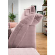 WOHNLANDSCHAFT  in Mikrofaser Rosa  - Chromfarben/Rosa, Design, Kunststoff/Textil (211/350/204cm) - Xora