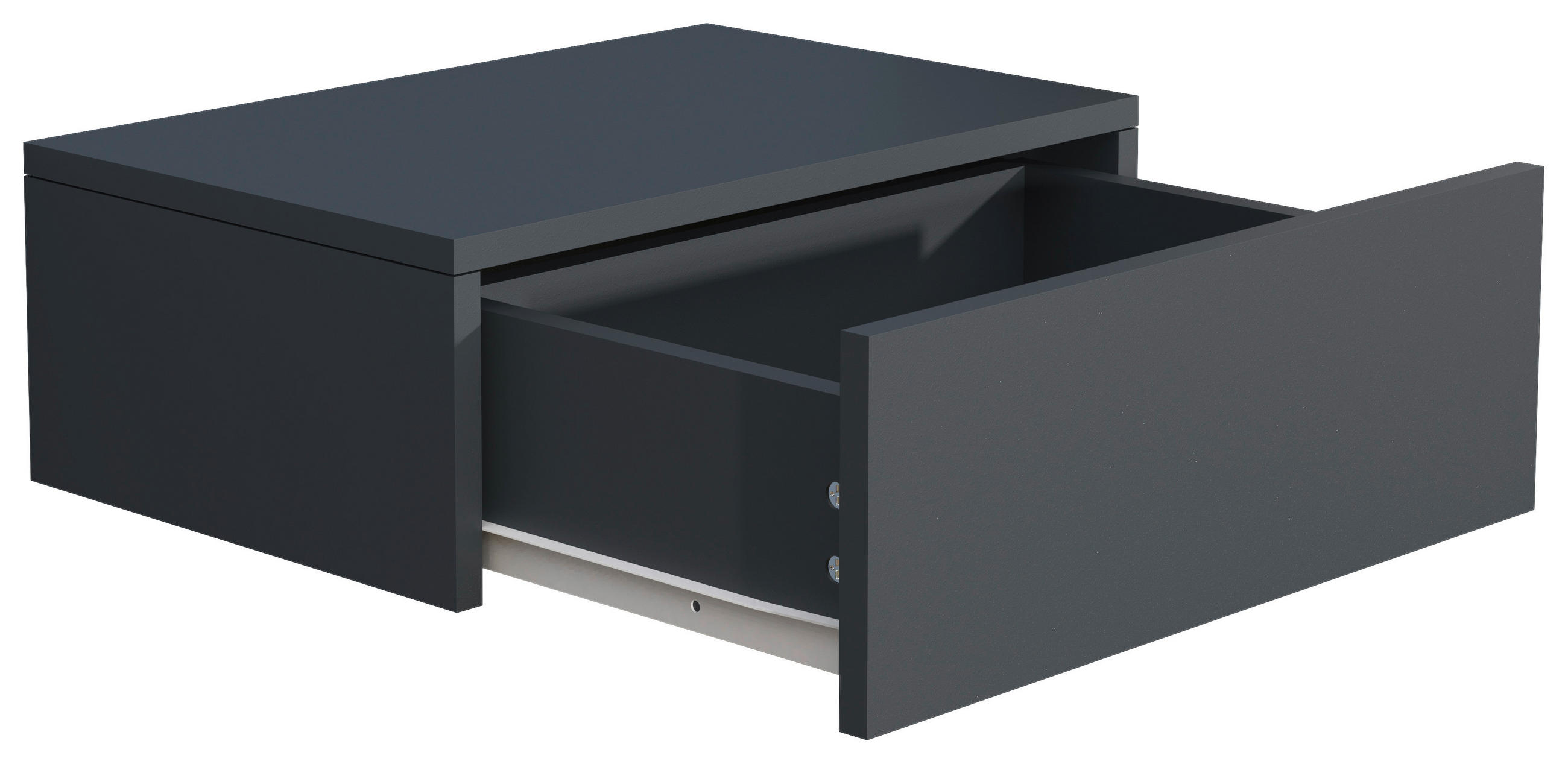 SÄNGBORD i antracit  - antracit, Modern, trämaterial (45/15/30cm) - MID.YOU