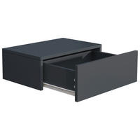 SÄNGBORD i antracit  - antracit, Modern, trämaterial (45/15/30cm) - MID.YOU