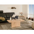 COUCHTISCH in Holzwerkstoff 110/63/53 cm  - Eichefarben/Silberfarben, KONVENTIONELL, Holzwerkstoff (110/63/53cm) - Venda