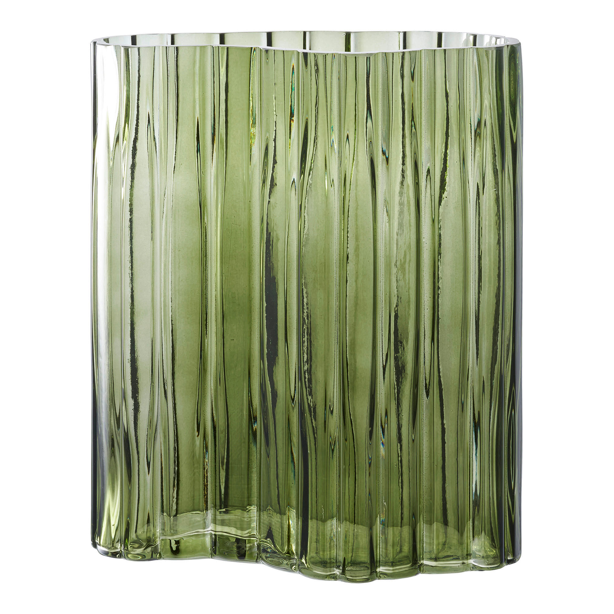 XXXLutz Vase Grün 21.5x26.5x12 cm