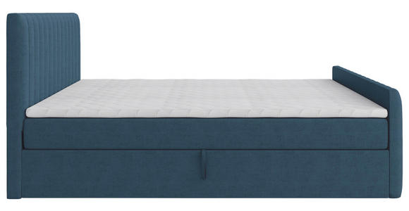BOXBETT 140/200 cm  in Blau  - Blau/Schwarz, Basics, Kunststoff/Textil (140/200cm) - Carryhome