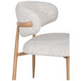 STUHL   Webstoff  Eichefarben, Beige  - Eichefarben/Beige, Design, Textil/Metall (54/80/59cm) - Novel