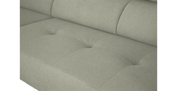 ECKSOFA in Chenille Creme  205/280 cm  - Creme/Schwarz, Design, Textil/Metall (205/280cm) - Xora