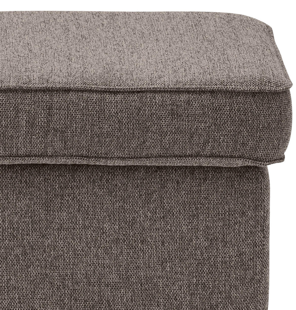 TABURETKA, textil, kompozitné drevo, 63/43/42 cm - hnedá/čierna, Basics, kompozitné drevo/textil (63/43/42cm) - MID.YOU