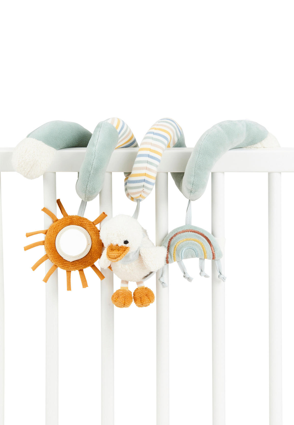 BABYSCHALENMOBILE EDDA  - Grün, Basics, Textil (26/21/9cm) - Sterntaler