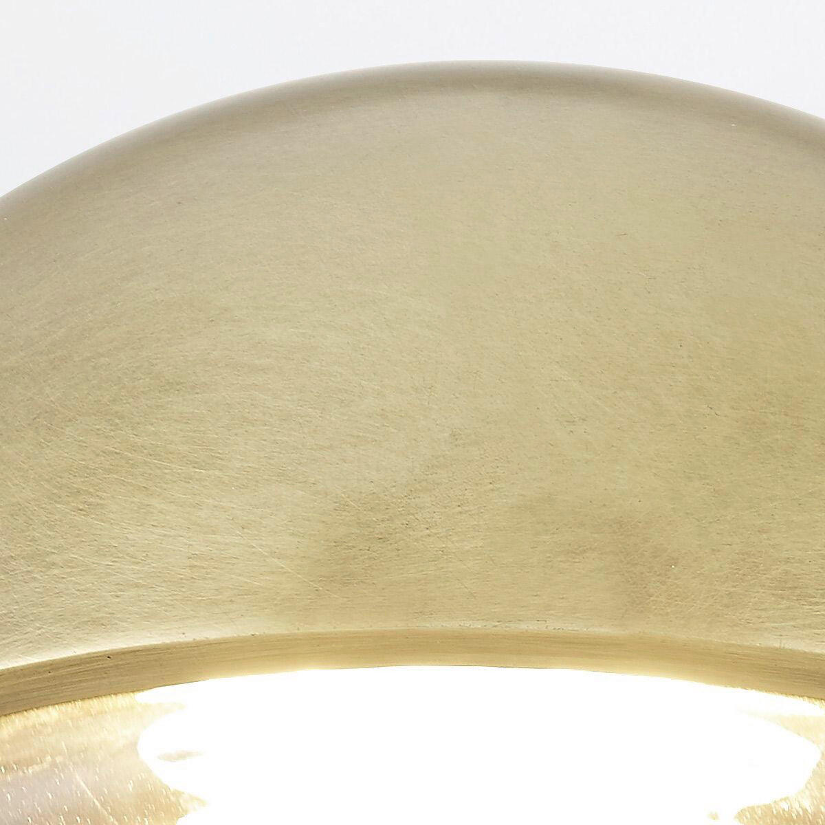 LED-WANDLEUCHTE 14,2/9,5 cm    - Nickelfarben, KONVENTIONELL, Glas/Metall (14,2/9,5cm) - Elstead Lighting