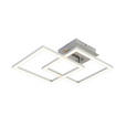 LED-DECKENLEUCHTE 56,7/35/5,5 cm   - Alufarben, Basics, Kunststoff/Metall (56,7/35/5,5cm) - Boxxx